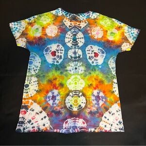 Custom handmade “Color Energy Centers” Tie Dye Men’s Large T-Shirt